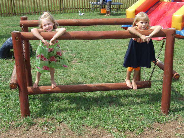 girls on balancing beams