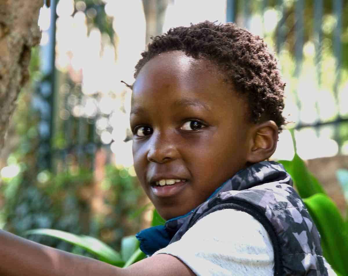 black boy looking