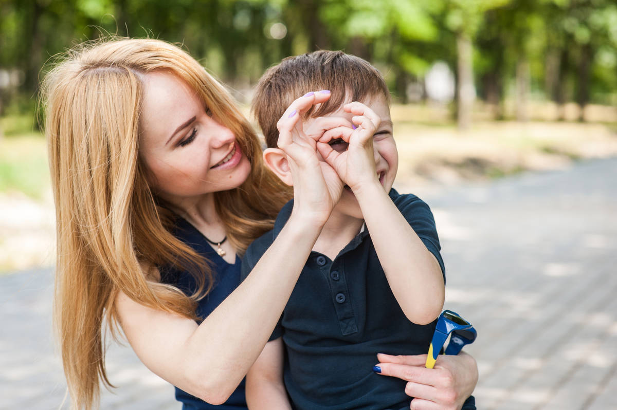 mother and son