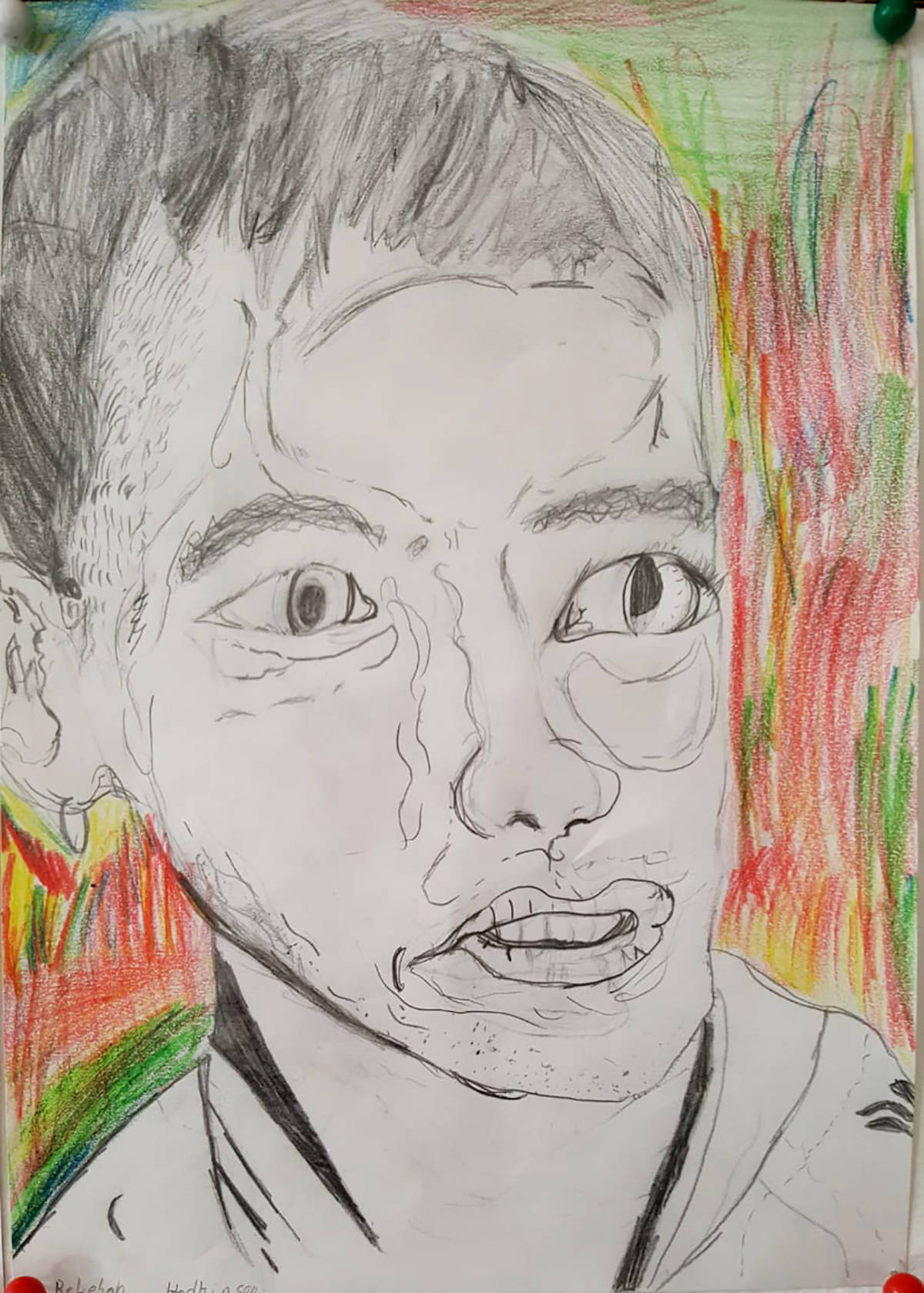 sketch of a person